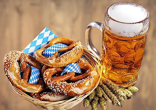 Maibock la birra che si accompagna ai bretzel e ai würstel