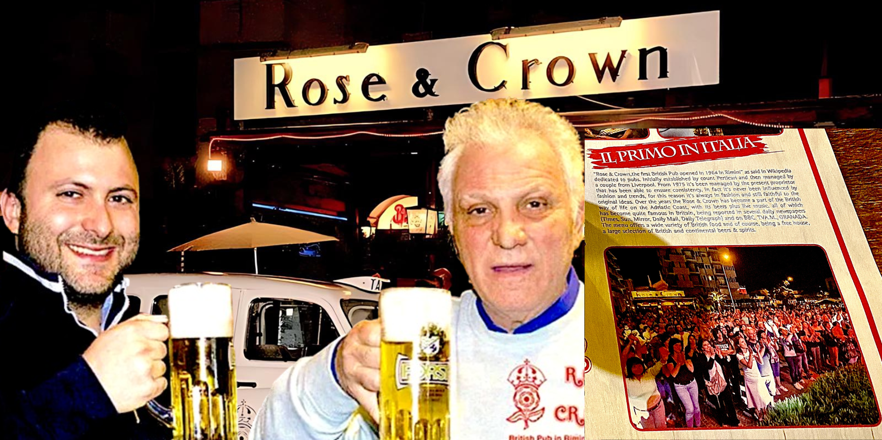 Buon Anniversario Rose&Crown Pub! 60 anni di birra e passione in quel di Rimini.