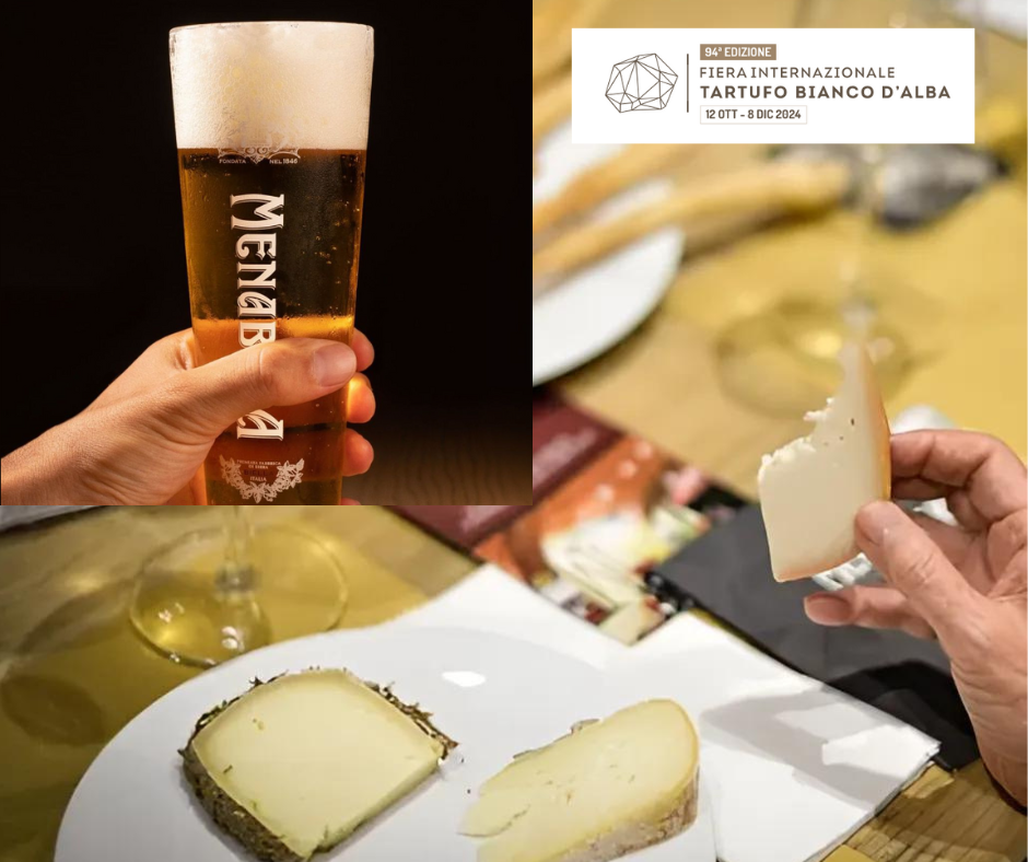 Birra e Formaggio protagonisti alla degustazione avvenuta alla Fiera Internazionale del Tartufo Bianco di Alba